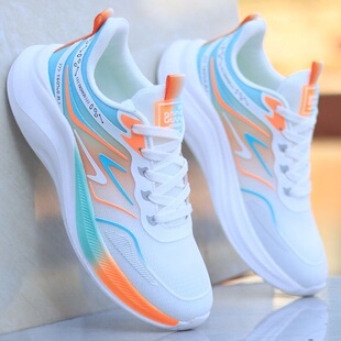 [99% favorable rating] sneaker men's light running shoes soft bottom ultra-light men's shoes mesh breathable cross-border generation