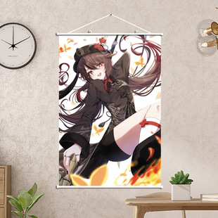 Original God hanging painting Fu Ningna weilite thermal transfer printing hanging painting decorative painting wall painting cloth painting scroll poster multi-size