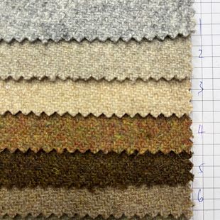 Autumn and winter 550 grams of 100 wool tweed woolen clothing woolen coat coat shoes and hats luggage pants skirt fabric
