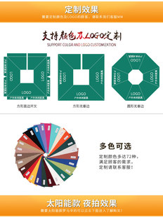 1PKN Mojia outdoor umbrella LED light large sun umbrella banana umbrella sunshade umbrella garden umbrella umbrella cloth cloth Roman umbrella
