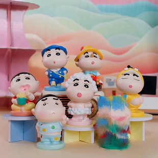 Гипсовая кукла белая заготовка 3D стерео новый стиль граффити милый Crayon Shinchan новая серия творческая DIY ручной работы