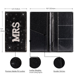 in stock car insurance data file protection sleeve holder car business card storage card bag stick drill MRS driver's license leather