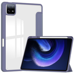 Применимо для xiaomi Xiaomi 6PRO защитная крышка задняя крышка 11-дюймовый акриловый трехстворчатый тонкий анти-падение прозрачный кронштейн