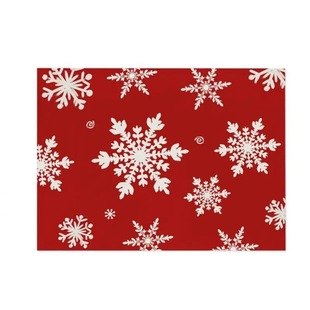 Place Mat Christmas New Christmas Printed Linen Place Mat Cross Border Holiday Party Decoration Anti-Stain Heat Insulated Table Mat