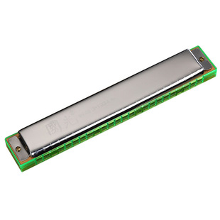 Guoguang Harmonica Metal 24-Hole C Key Harmonica Kidsren's Preschool Education Musical Instrument Educational Early Education Toys Wholesale Factory Direct Sales