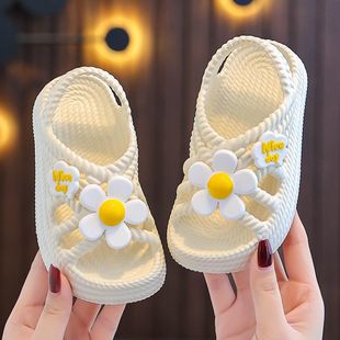 Girl's Shoes Sandals Soft Sole 2024 Summer New Children's Fashion Stylish Princess Shoes Children's Girls Beach Shoes