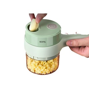 Radio-Controlled Automatic Garlic Press and Vegetable Chopper, German Garlic Grinder, Small Garlic Paste Tool, Manual Garlic Press, Yiwu