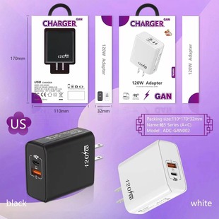 Новый частный штамп с сертификацией CE галлия нитрида галлия PD + QC для зарядного устройства для мобильных телефонов Apple Type-C Android