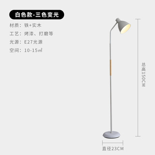 American simple living room led floor lamp Nordic creative Net red study bedside bedroom floor lamp