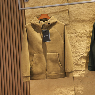 Live Broadcast Hot Style Heavyweight 620g Polar Fleece Couple Thickeneded Hooded Casual Fleece Sweatshirt Jacket Jacket Hoodie