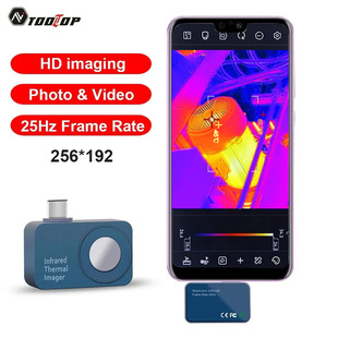 TOOLTOP T 7 256*192 Android plug-in thermal imaging camera 25Hz camera supports multiple languages