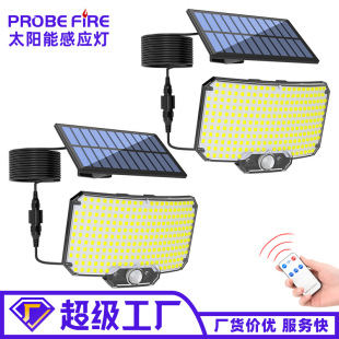 Cross-border new solar outdoor garden lights outdoor induction road lighting garage lights single split wall lights
