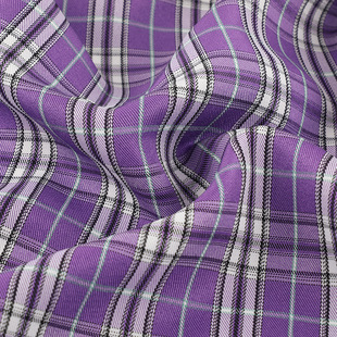in stock 175gTR Plaid Fabric Spring and Summer Women's dress JK Uniform Shirt Suit suit Plaid Fabric