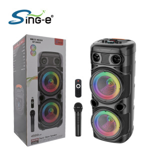 Sing-e ZQS8210S оптовая продажа на открытом воздухе Bluetooth динамик для исполнения дома k песня с микрофоном большой звук