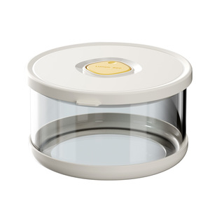 High Borosilicate Glass Lunch Box, Microwaveable, Special Lunch Box for Office Workers, Fresh-Keeping Divided Lunch Box
