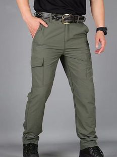 Cross-Border factory supply tactical pants men's summer quick-drying pants nylon overalls sports thin