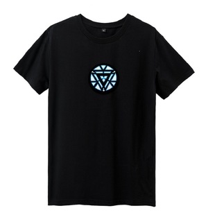 LED luminous T-shirt cross-border new iron man clothes diffuse Avengers fusion energy boys war clothes wholesale
