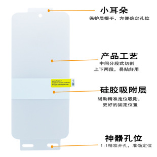 For Vivo X100pro hydraulic film s17pro HD curved surface protective film Y85 full screen positioning film
