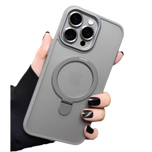Применимо для Apple iPhone16ProMax чехол для мобильного телефона скраб полумагнитофонный складной держатель яблоко 15 чехол