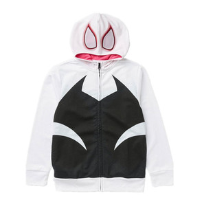 2021 Новое осенне-зимнее пальто серии супергероев, детская одежда Spider Gwen, детская одежда