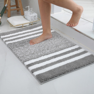Thickened Bathroom Mat Door Mat Absorbent High-wool Floor Mat Anti-slip Mat Kitchen Bathroom Shower Mat Door Mat Home