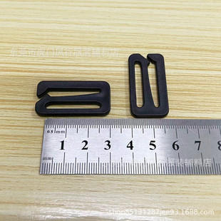 Plastic 1 inch nine hook buckle 25MM plastic hook 2.5CM webbing adjustment buckle bag hook G plastic hook
