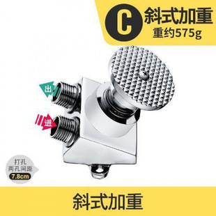 Cross-border copper foot tap single cold hot valve water pressure laboratory hospital machinery room basin faucet