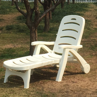 Xi Lai 4I Plastic Thickened Outdoor Foldable Lazy Lunch Beach Swimming Pool Courtyard Hotel Bathroom Field Recliner