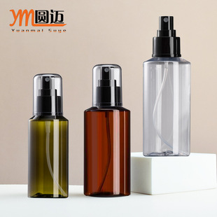 100/150/200ml зеленый коричненый цвет косая пластиковая бутылка с полным покрытием распылитель бутылка эмульсии бутылка разливочная бутылка пустая бутылка