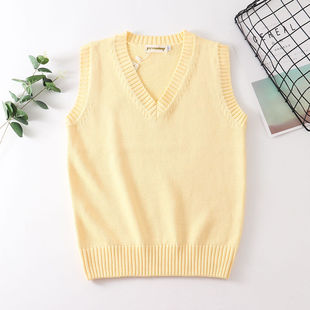 Japanese College Style JK Uniform School Uniform Girl's Pullover Vest Sweater Uniform Campus Knitted Vest Sweater Women's Clothing
