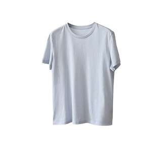 Round Neck Casual Large T-shirt Basic Women's Spring and Summer Thin Loose Top Shoulder Slimming Pullover Short Sleeve