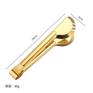 Processing and Customizing Stainless Steel Food Clips for Home Kitchen Golden Fried Fish Clips for Hotel Western Steak Food Clips for Bread