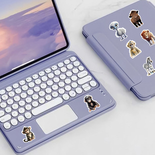 50 Cute Small Animal Sticker Pack Computer Mobile Phone Water Cup Decorative Sticker Waterproof Children's Cartoon DIY Sticker