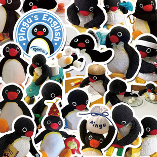 Стикер Pingu семьи Pingu 120 HD узор ручной счет мобильный телефон ноутбук персонализированный декоративный материал наклейки