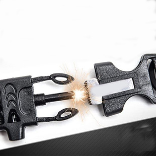 Eagle mouth buckle carabiner hand-woven mountaineering keychain outdoor emergency tool life-saving umbrella rope key ring