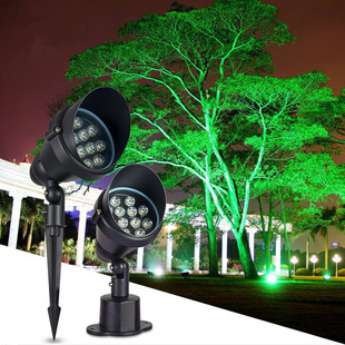 Factory direct supply led light tree lamp outdoor rainproof lawn projection lamp courtyard garden floor lamp
