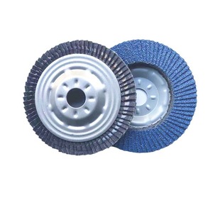 Blade manufacturer iron cover thickened calcined impeller metal stainless steel welding spot grinding and polishing flat abrasive cloth wheel