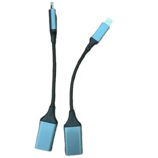 Кабель-адаптер OTG из алюминиевого сплава подходит для адаптера Apple Lightning к USB-кардридеру U-дисковому преобразователю