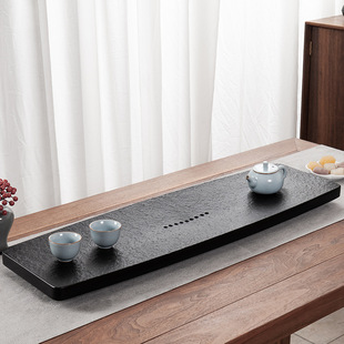 Natural Wujin Stone Tea Tray Household Modern Simple Whole Stone Tea Table Large small size Stone Tea Sea Tea Set suit
