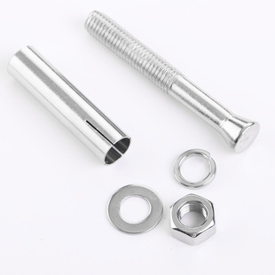 Galvanized expansion screw stainless steel hexagon with hole extended expansion tube bolt size head internal and external gecko pull explosion expansion bolt