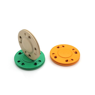 Magnetic Absorbing Metal Hidden Button Woolen Coat Bag Colorful Round Hand-stitched Magnetic Buckle Invisible Magnetic Sub-buckle Snap Button