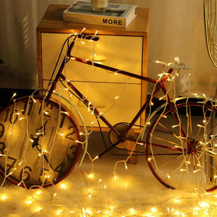 LED string lights battery box USB small colored lights DIY gift holiday Christmas tree dress up luminous decorations string lights