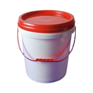 Fermentation bucket with lid round thickened white bucket construction site empty bucket 14 liters 15 liters 16 liters oil bucket plastic bucket