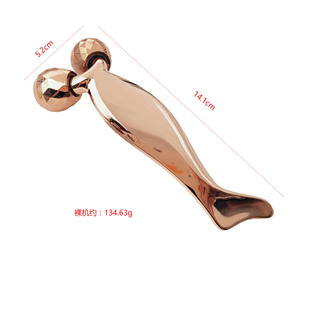 Factory Customized Metal Scraping Board, Facial Massage and Beauty Scraper, Universal Meridian Massage Acupuncture Pen with Printed Logo