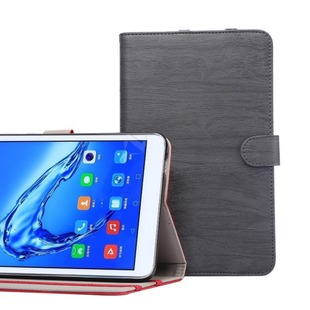 Applicable to Huawei glory tablet 2 8-inch tablet protective case T2 8 Pro wood grain business bracket leather case