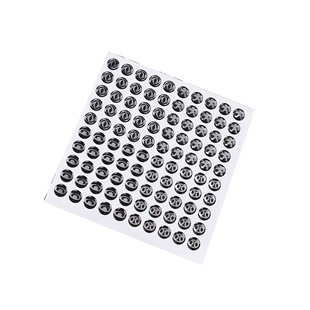 Manufacturer Wholesale Customized Crystal Epoxy Car Logo Can Be Printed with Logo Transparent Crystal Epoxy Self-Adhesive Trademark Sticker
