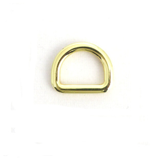 Commonly used clothing, luggage, handbags, hardware accessories, specifications, zinc alloy die-casting seamless flat line semi-circular D-buckle