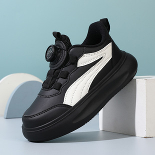 Boys' Shoes 2025 Summer New Children's sneaker Mesh Breathable Students Casual White Skate Shoes