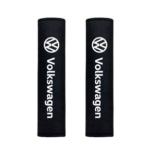 Printable logo car logo car seat belt shoulder pad short plush shoulder pad Crystal velvet wear-resistant children's seat shoulder strap