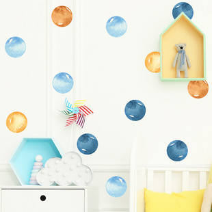 New FX-F335 Painted Color Dot DIY Bedroom Living Room Entrance Home Wall Decorative Wall Sticker Self-adhesive